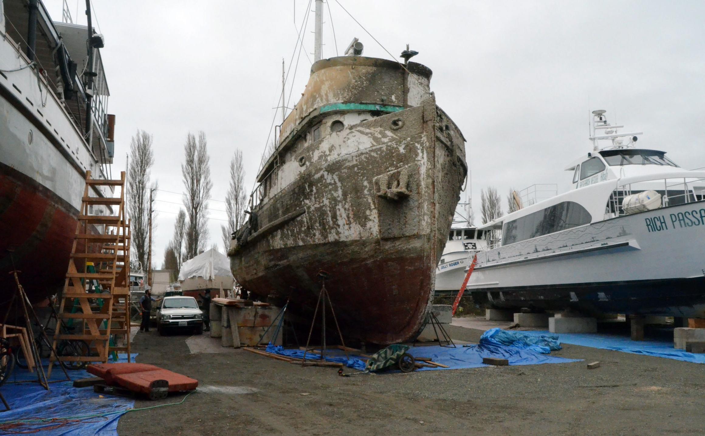 Steinbeck vessel sits at Port Townsend boat yard Washington Times