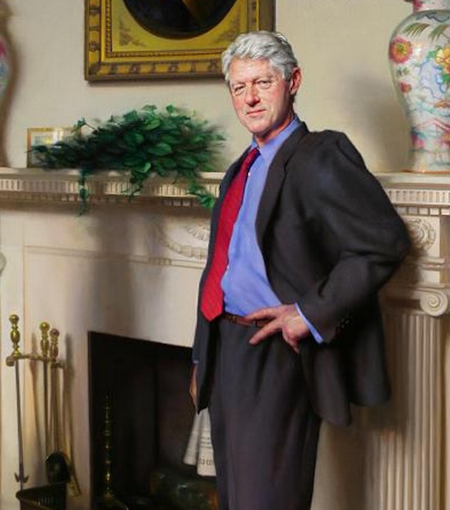 Nelson Shanks, Philly artist, included Monica Lewinsky's dress in Bill ...