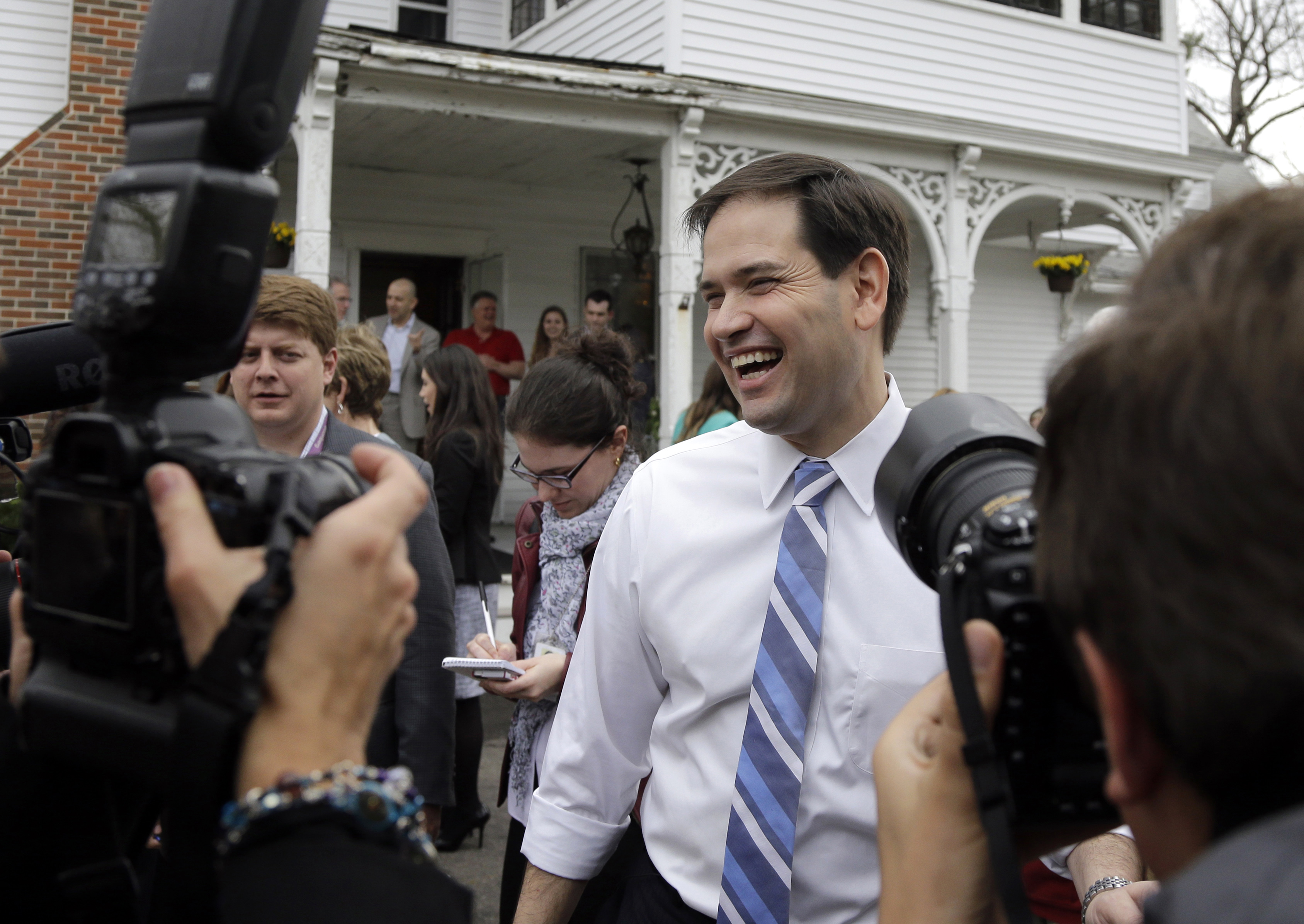 Rubio surges to front of GOP pack in another poll as voters doubt.