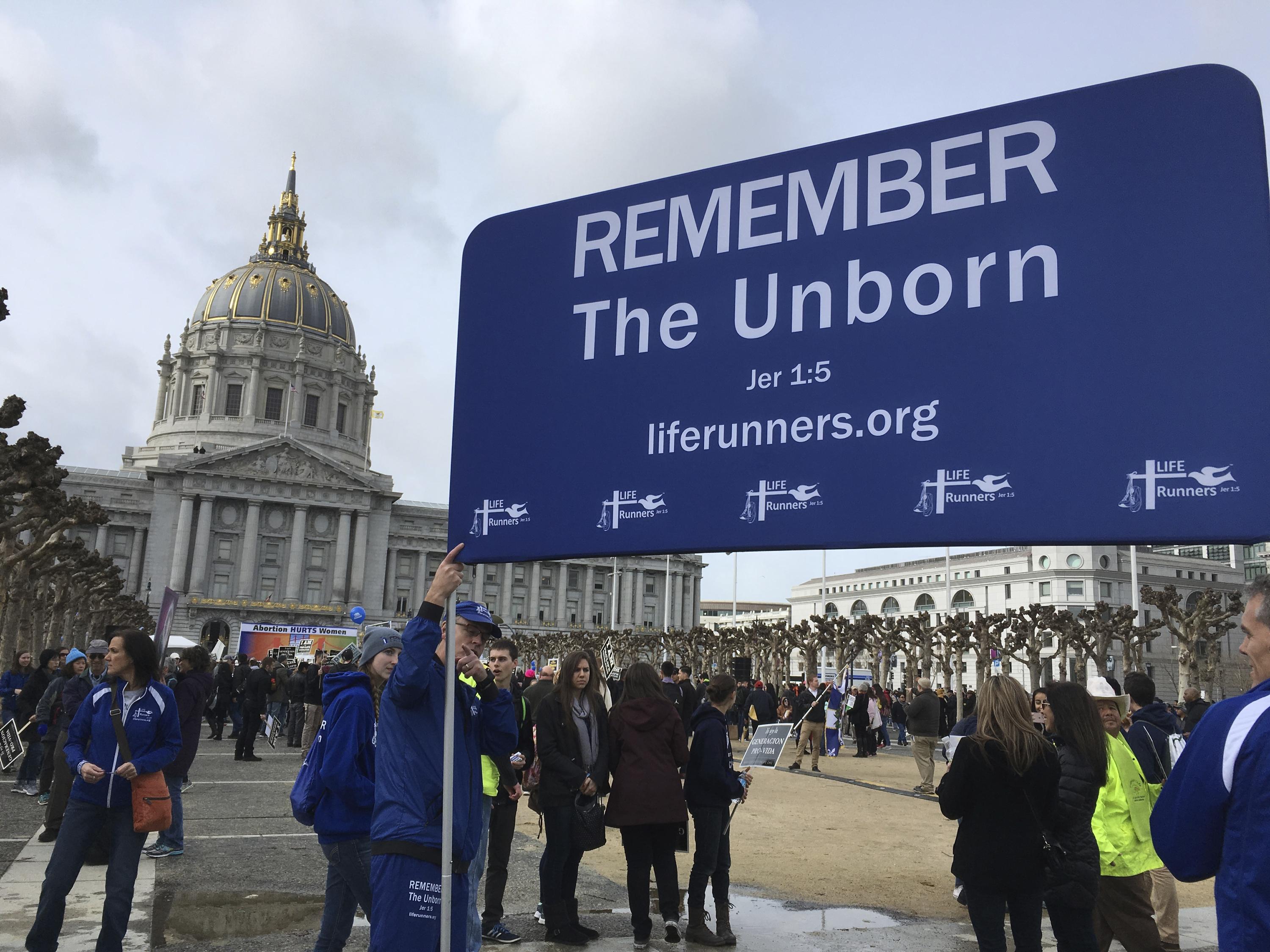 Anti-abortion protesters march in San Francisco - Washington Times