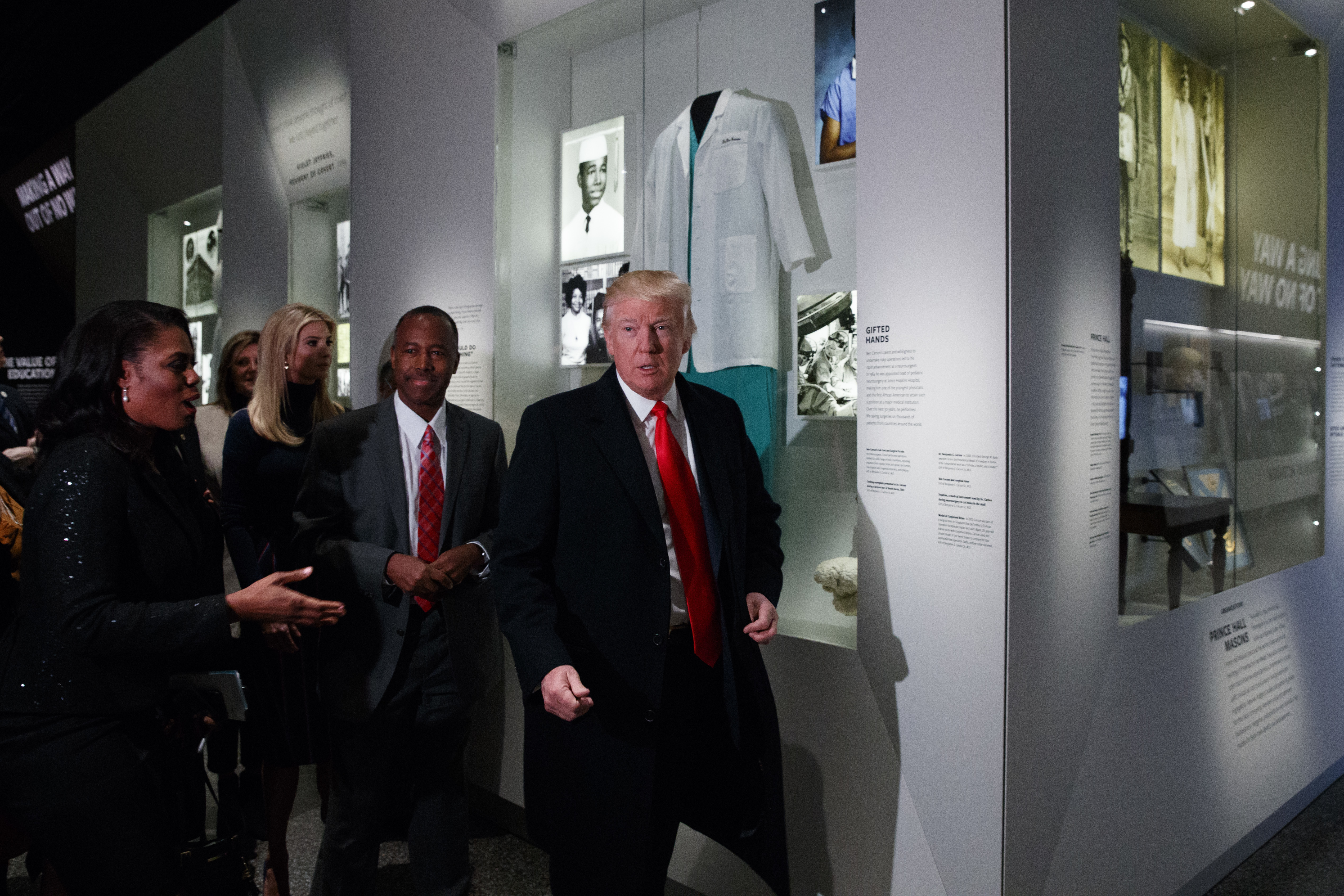 Donald Trump tours National Museum of African American History in D.C.